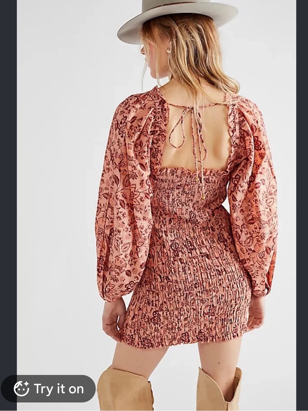 Free People Smock It To Me Mini Dress